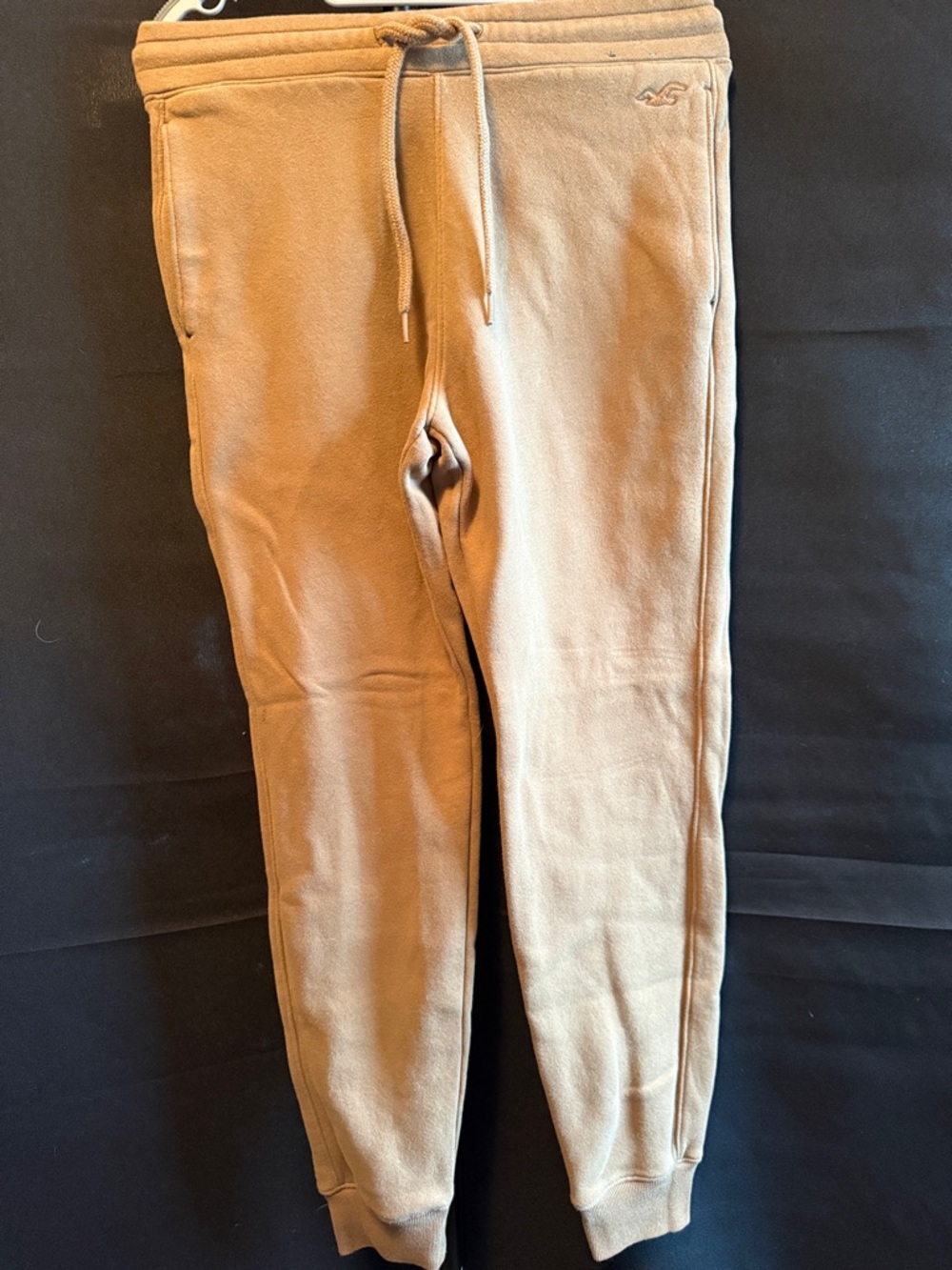 Hollister Men’s Camel/Tan Slim Fleece Joggers